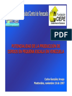 Gonzalez - Potencialidad de La Produccion de Cerdos en Pequeña Escala en Venezuela PDF