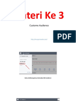 Materi 3 Cara Create Custom Audience PDF