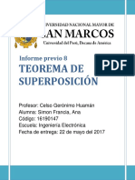Informe Previo 8 - Teorema de Superposición