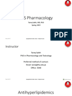 Hls Pharmacology: Tareq Saleh, MD, PHD Spring 2019