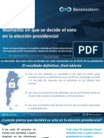 Informe Especial Decisión Del Voto- Abril 2019