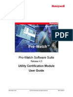 Pro-Watch 4.5 Utility Certification Module User Guide Oct 25 2018