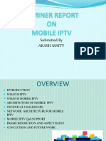 Seminer Report On Mobile Iptv