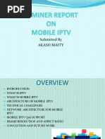 Seminer Report On Mobile Iptv