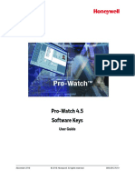 Pro-Watch 4.5 SoftwareKeys External User Oct 25 2018 PDF