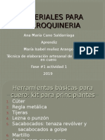 Materiales para Marroquineria