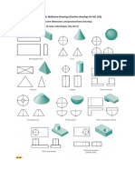 Orthographic Multiview Drawings (Practise Drawings For ME-102)