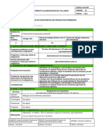 Syllabus Poscosecha de Productos Primarios - Distancia