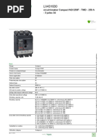 Schneider MCCB - Compact NSX - LV431630