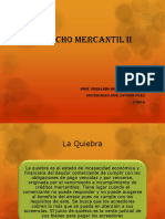 Derecho Mercantil II La Quiebra 2016