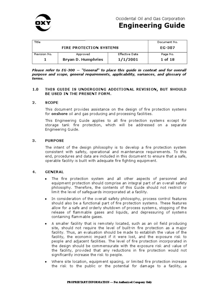 Fire Protection Systems Guide EG-307 | PDF | Fires | Fire Sprinkler System