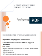 The Eu India Fta in Agriculture and Likely Impact On Indian Women
