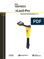 VLoc3 Pro Technical Specifications VXMT MSP