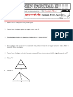 Parcial II de 3ero Sec Geometria Fila A