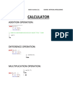 Calculator: Addition Operation