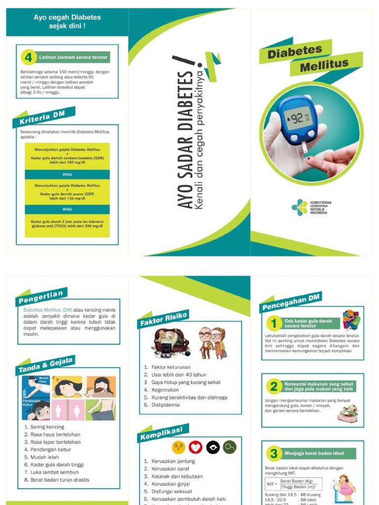 Leaflet Hipertensi Dan DM | PDF