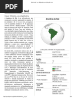 América Do Sul – Wikipédia, A Enciclopédia Livre