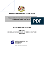 5 MODUL PDPM - PIMKD2013 Pengajian Kurikulum Pend Islam Di Malaysia PDF