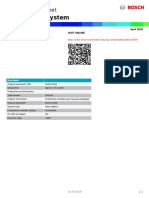 Bosch CR system injector data sheet