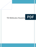 Méthodes Numriques Partie2 TD PDF