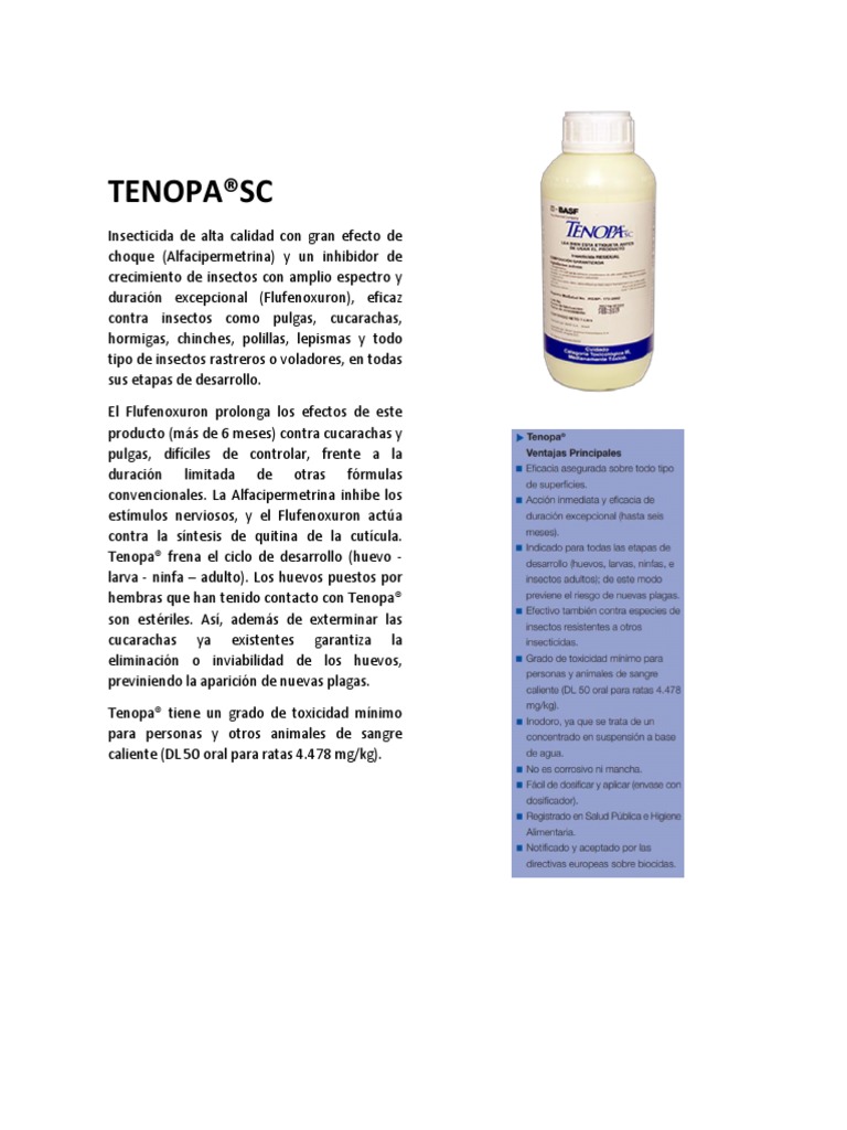 Tenopa SC | PDF | Insectos | Agua
