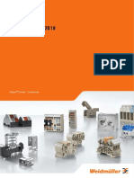 Terminal Blocks Catalogue 2018/2019 Let's Connect. Weidmuller