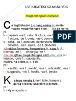 Latin Nyelvi Kiejtési Szabályok