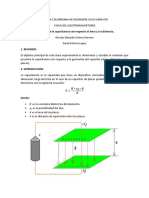 Actividad Experimental Variación Capacitancia