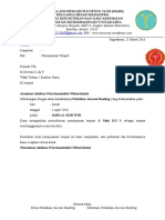 Surat Peminjaman Tempat Untuk Pelatihan Journal Reading Dan Spss