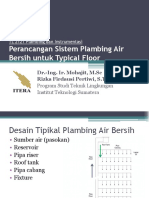 04 - 05 - Perancangan Sistem Plambing Air Bersih Untuk Typical Floor
