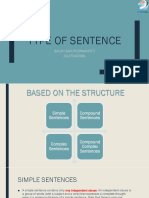 Types of Sentences