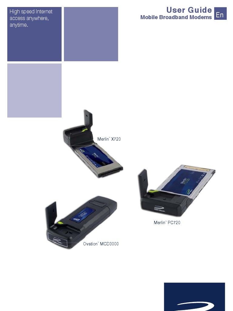 Mobile Broadband Device English UserGuide PDF Computer Network