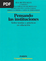 Corvalan Alicia. Pensando Las Instituciones 0 PDF