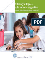 El Futuro Ya Llegó Pero No A La Escuela Argentina 2016 - Aguerrondo y Tiramonti PDF