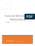 Guia Do Monitor de Matemática 9º Ano