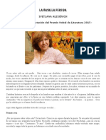 La batalla perdida: el discurso de aceptación del Premio Nobel de Svetlana Alexiévich