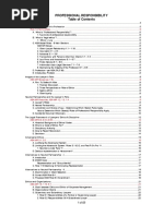 Professional Responsibility Outline PDF