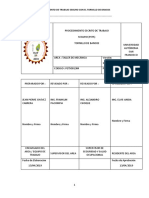 Procedimiento Escrito de Trabajo Tornillo de Banco