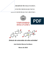 DQO Marcos Escribano JA Sintesis de Esteroides PDF