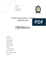 Formas Farmacéuticas y Vías de Administración