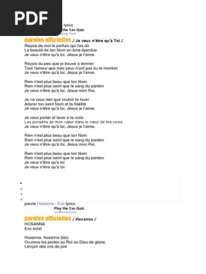 Exo Docx Notre Pere Theologie