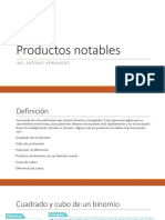 1.a. Productos Notables y Factorización