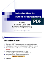 Ics312 Nasm First Program