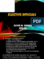 Ellective Officials: Oliver M. Ornedo Mpa-Os