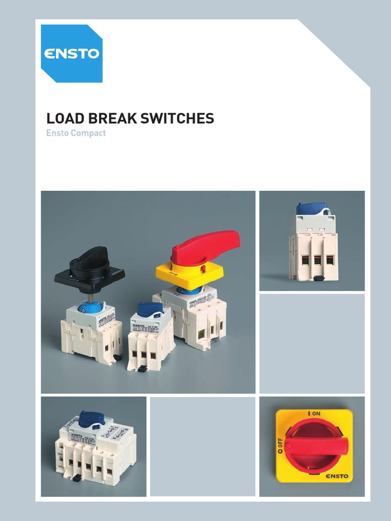 Ensto Compact Load Break Switches Guide | PDF | Switch | Alternating ...