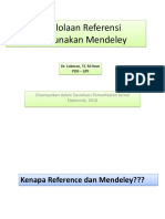 Pengelolaan Referensi Menggunakan Mendeley