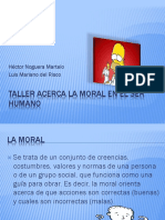 Taller Acerca La Moral en El Ser Humano