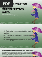 Interpretation of Precipitation Data Bestudio