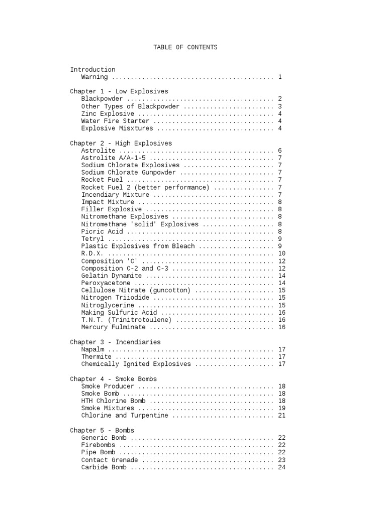 Explosives Pdf Nitric Acid Gunpowder