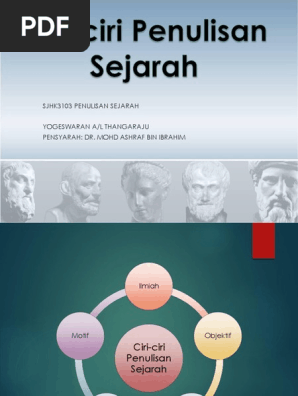 Ciri Ciri Penulisan Sejarah Pdf
